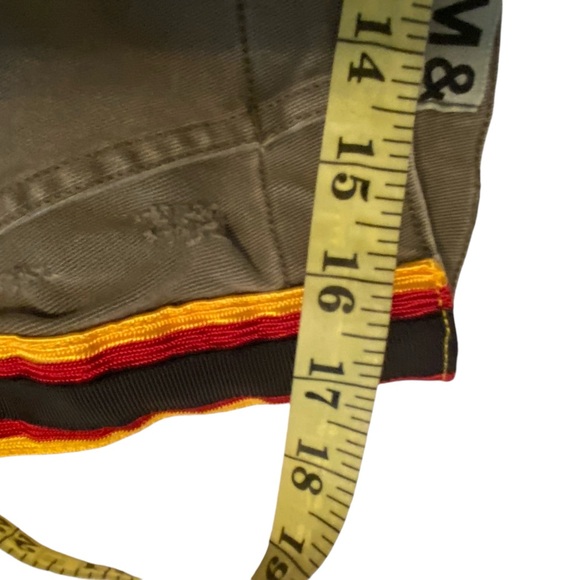 Pam & Gela Olive Green Utility Pants w/Multicolor Side Stripes, Lace-Up - Picture 7 of 11